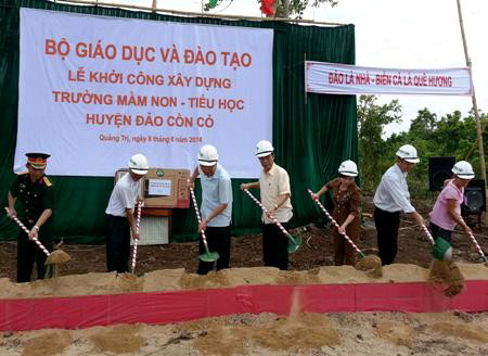 Khởi công Trường mầm non- tiểu học Hoa Phong Ba.